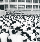 1962(昭和37)年頃生徒会選挙立ち会い演説会